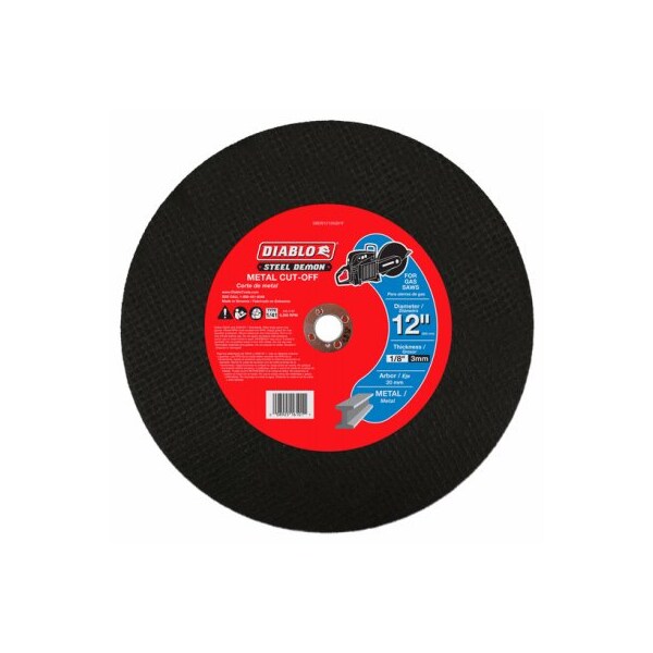 Diablo 12 MTL Cut Off Disc DBDS12125G01F - main